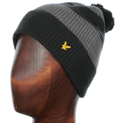 Lyle and Scott Vintage Mid Grey Marl Stripe