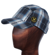 Lyle and Scott Vintage Navy Check Hunter Hat