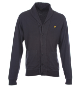 Lyle and Scott Vintage Navy Shawl Collar Cardigan