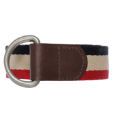 Lyle and Scott Vintage Navy Stripe Canvas Belt