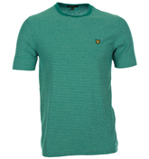 Lyle and Scott Vintage Retro Green Stripe T-Shirt