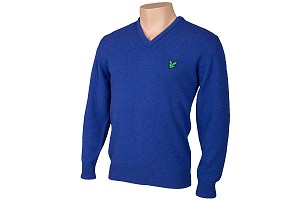 Lyle and Scott Club V-Neck Lambswool Sweater
