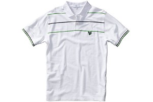 Lyle and Scott Green Eagle Chest Stripe Polo Shirt