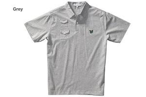 Lyle and Scott Green Eagle Thin Pocket Polo Shirt