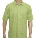Lime Green Pique Polo Shirt