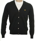 Lyle and Scott Vintage Black Cardigan