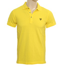 Vintage Bright Yellow Pique Polo Shirt
