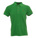 Lyle and Scott Vintage Emerald Green Pique Polo Shirt