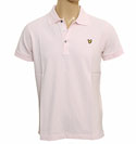 Lyle and Scott Vintage Pastel Pink Pique Polo Shirt
