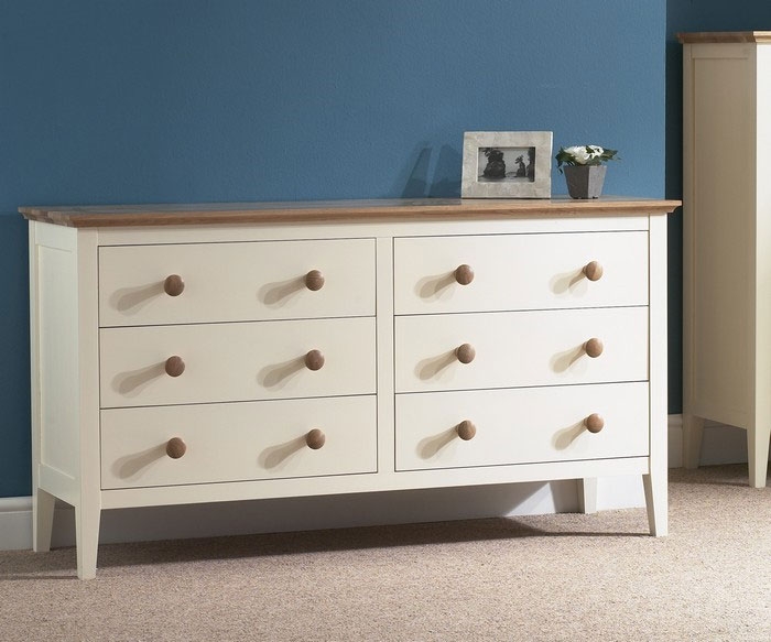 6 Drawer Wide Chest of Drawers