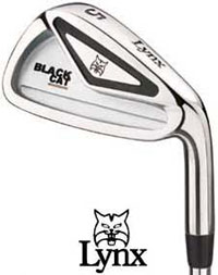 Lynx Black Cat Irons 3-SW (Graphite Shafts) Free Stand Bag