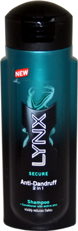 LYNX Secure Anti-Dandruff 2 in 1 Shampoo 300ml