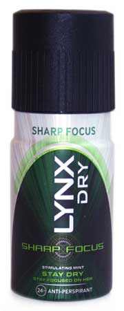 lynx Sharp Focus Dry Anti-perspirant 150ml