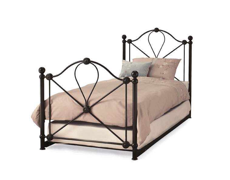 Lyon Black Single Guest Bed