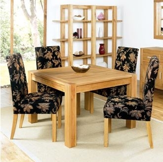 lyon Oak Square Dining Table - 110cm - Choice of