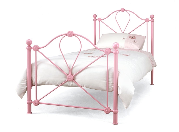 Pink Single Bedstead