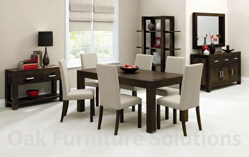 Walnut End Extension Dining Table - 180cm &