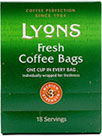Lyons Fresh Coffee Bags (18 per pack - 125g)