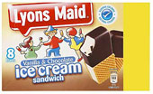Lyons Maid Individual Ice Creams (8x95ml)