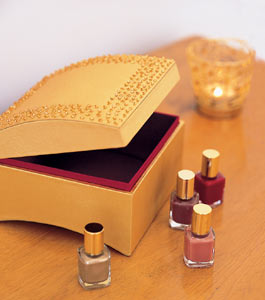 Beaded Manicure Box Set