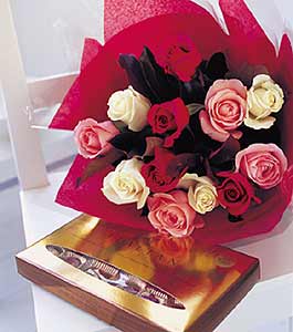 M&S Rose Bouquet & Chocolates