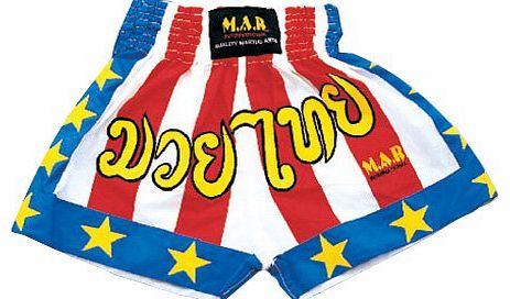 M.A.R International Ltd Kick Boxing & Thai Boxing Shorts Kickboxing Bottoms Mma Pants Boxing Clothing Muay Thai K1 Gear Polyester Satin Fabric Black Small