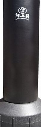 M.A.R InternationalLtd Free Standing Plain Boxing Punching Bag Mma Kicking Bag Muay Thai Punch Bag Kickboxing Kick Bag Fitness Equipment Training Supplies Uppercut Jab Hook Striking Black
