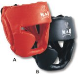 M.A.R International Ltd. MAR Boxing Head Guard (Cowhide Leather) MA