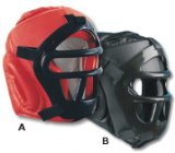 MAR Head Guard with Carbon Face Protection (Synthetic Leather PU)(A to B) SA