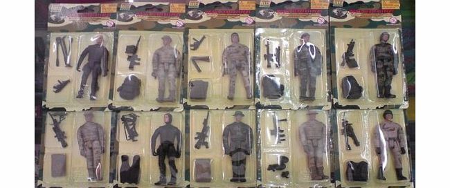 M&C Toys World Peacekeepers - 9cm Poseable action figure - Pack of ten - styles may vary