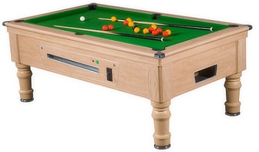 M M Leisure 8ft. Slate Bed English Pool Table