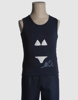 M MICROBE TOPWEAR Sleeveless t-shirts GIRLS on YOOX.COM