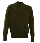 Dust Brown 3-Button Fastening Sweater