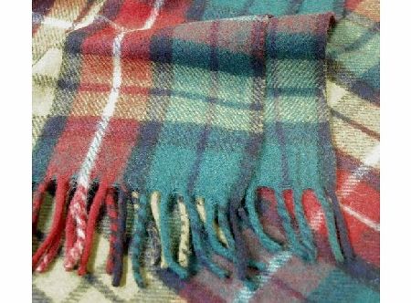 Macdonald Sporrans Buchanan Modern Tartan Wool Blanket Travel Rug