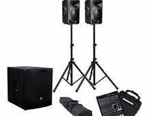 Mackie PROFX8 and SRM Active PA System Package