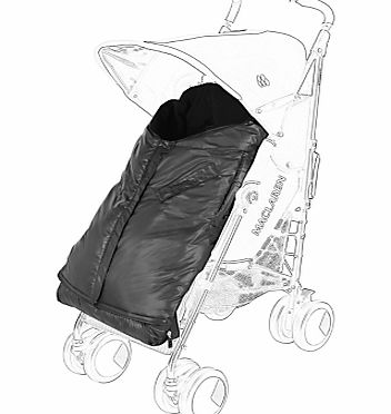 Maclaren Expandable Footmuff, Black