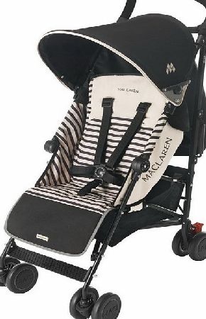 Maclaren Quest Road Stripe Black/Sand