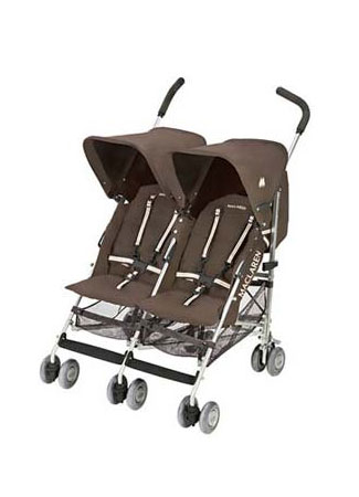 Maclaren Triumph Twin Coffee Brown