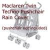 maclaren Twin Techno Pushchair Rain Cover