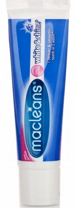 White & Shine Travel Toothpaste 20ml