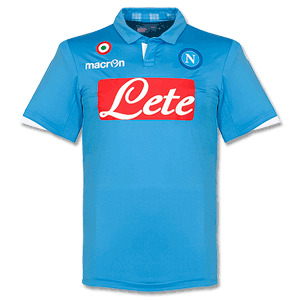 Macron 14-15 Napoli Home Authentic Shirt