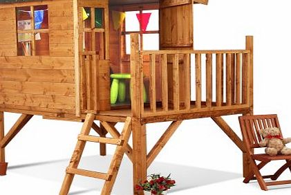 Mad Dash 6 x 5 Bunny Tower Childrens Wooden Playhouse