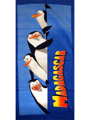Madagascar Jungle Madagascar Penguins Beach / Bath Towel