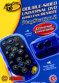 Double Sided Universal DVD Wireless Remote PS2