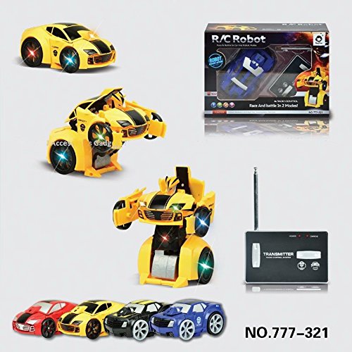 RC Transforming Car & Robot Remote/Radio Control Transformer Mode Robot and Car