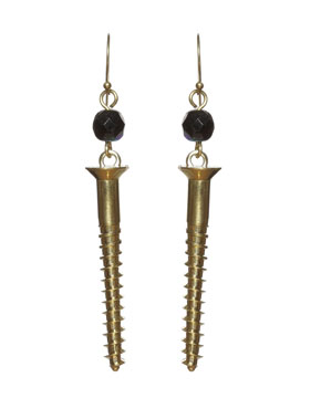 Large Screw Earrings