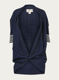 madeleine thompson knitwear navy cream