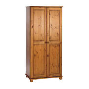 2 Door Wardrobe- Antique Pine
