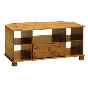 Corner entertainment unit, Antique Pine