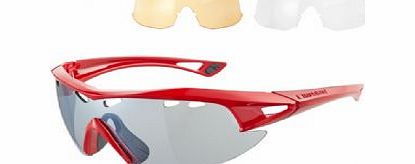 Madison Recon Glasses 3 Lens Pack - Gloss Red /